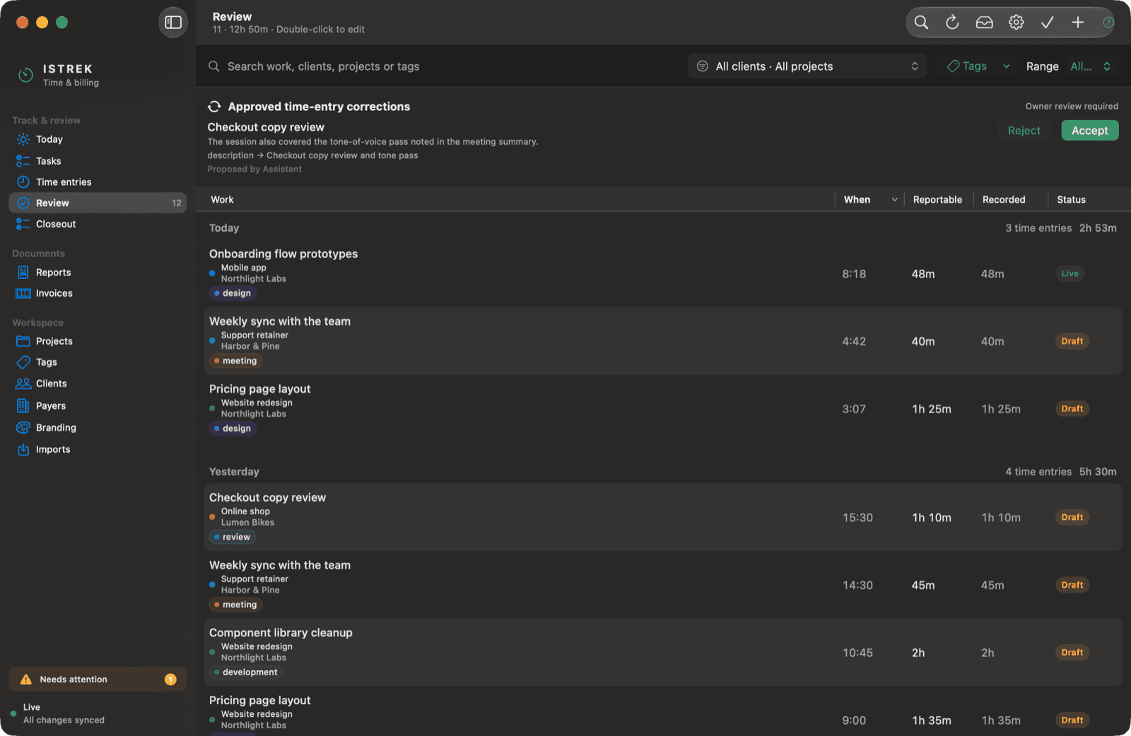 Istrek screenshot 1