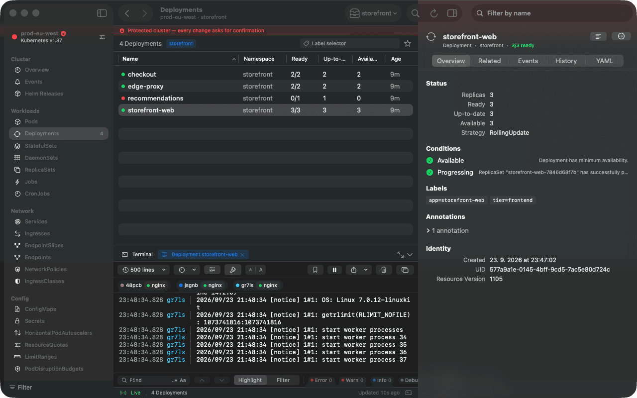 OptaKube screenshot 3
