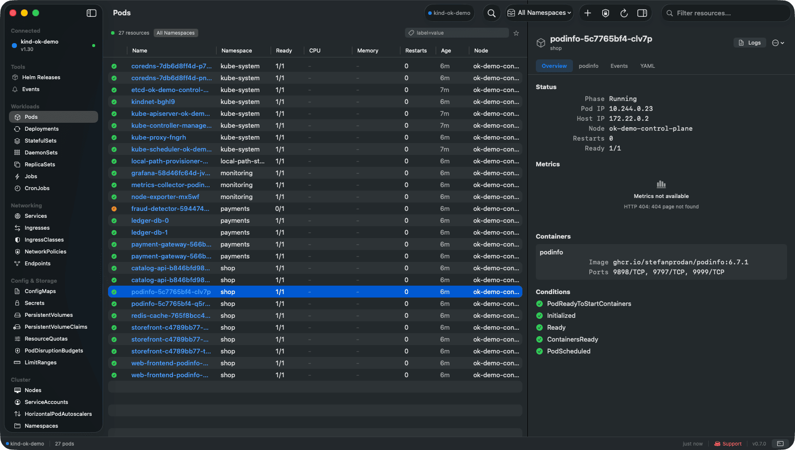 OptaKube screenshot 6