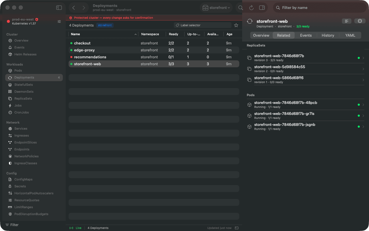 OptaKube screenshot 4